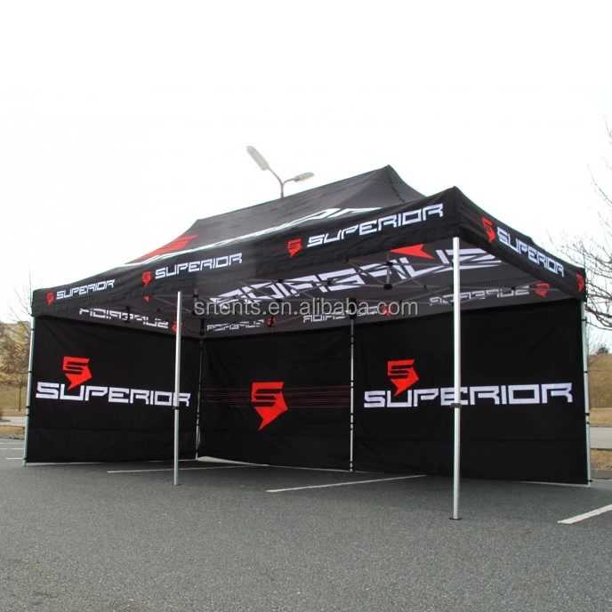 
Hex aluminum frame pop up canopy screen printing folding tent gazebo 3x3m 