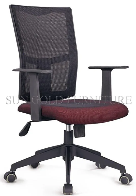 Office furniture black leather executive chair height adjustable office chairs (SZ-OCE033)