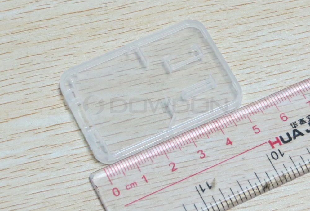 Memory Card Holder Case for Standard SDHC TF SD Card Adapter Micro SD Card White Plastic Case