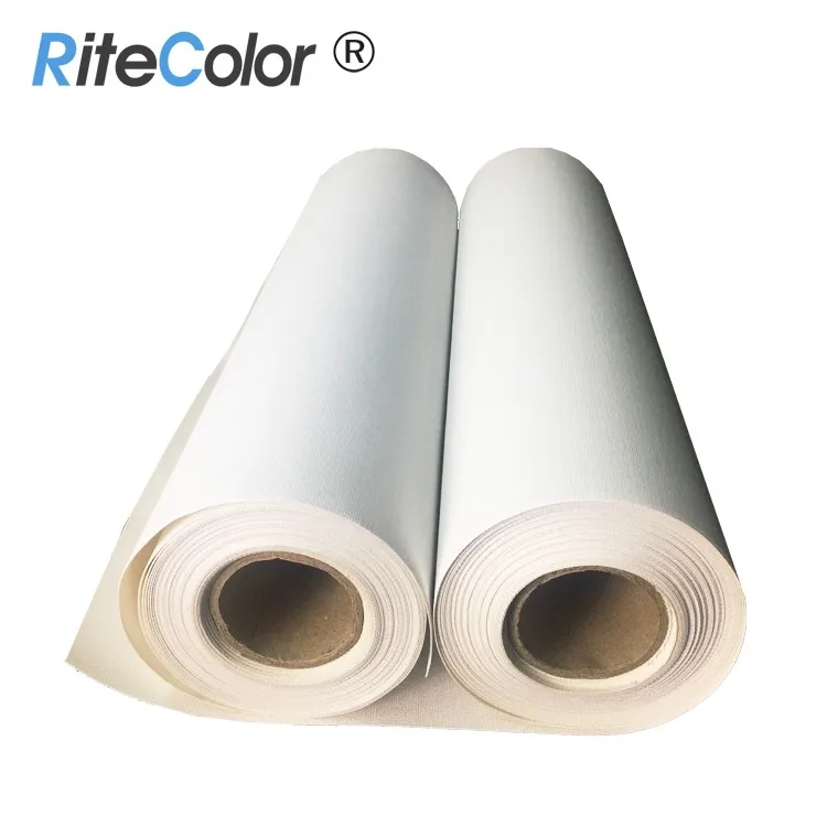 360gsm 44 Inch Matte Photo Printing Aqueous Artist 100% Cotton Inkjet Canvas