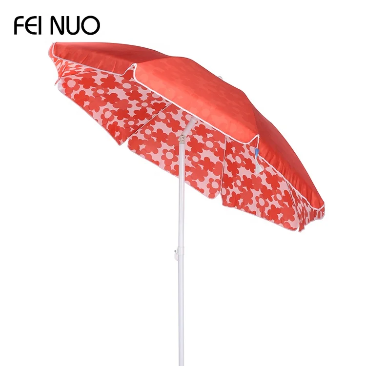 General outdoor products unique designed umbrella fancy inside printed sun umbrellas beach for wholesale