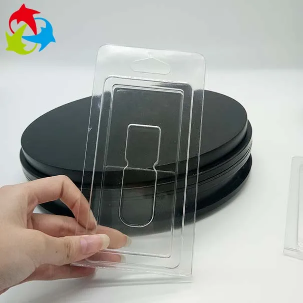 Custom Clear Usb Flash Drive Clamshell Blister Packaging