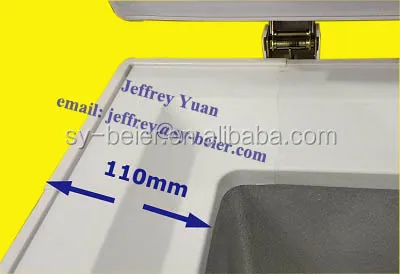 335L DC 12V solar deep freezer for African market