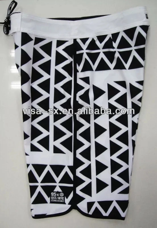 
geometric patterns boardshorts mens polyester spandex shorts 