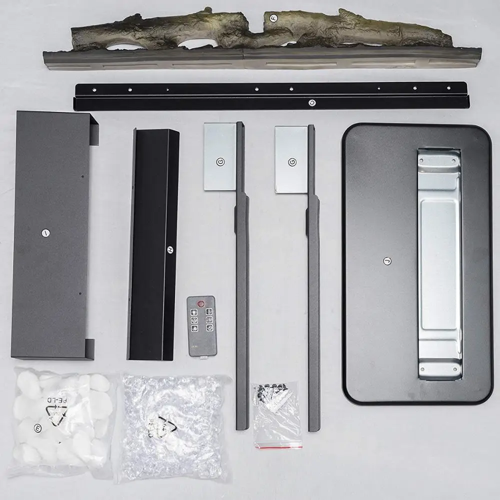 Glass Frame Decorative Wall Chimenea Electrica Electric Fireplace Wall Mounted