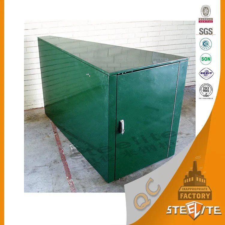 China cycle safe outdoor furniture bicycle motorcycle storage locker with lock