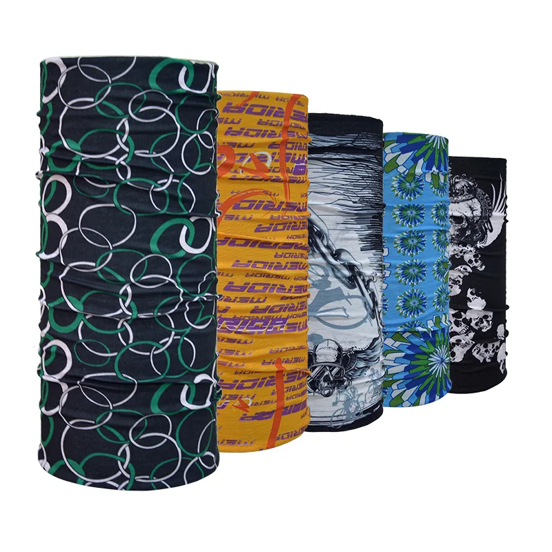
Promotional Custom Logo Printed Polyester Head Scarf Paisley Stretch Bandana 