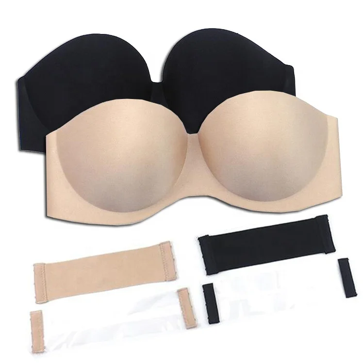 Women Silicone Strapless Backless Bra Invisible Sexy Lady Wedding Dress Bra