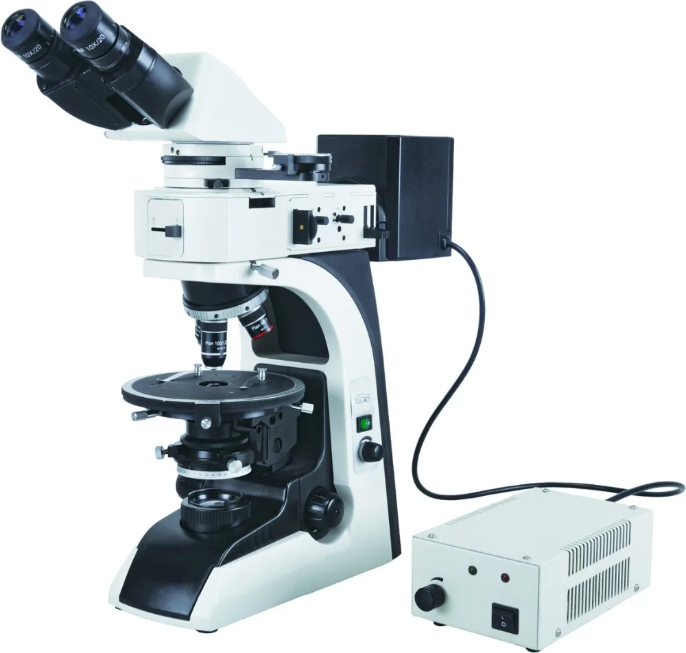 Поляризационный микроскоп BestScope с объективом 4x, 10X, 20X, 40X, 60X для системы переводной и отраженной подсветки