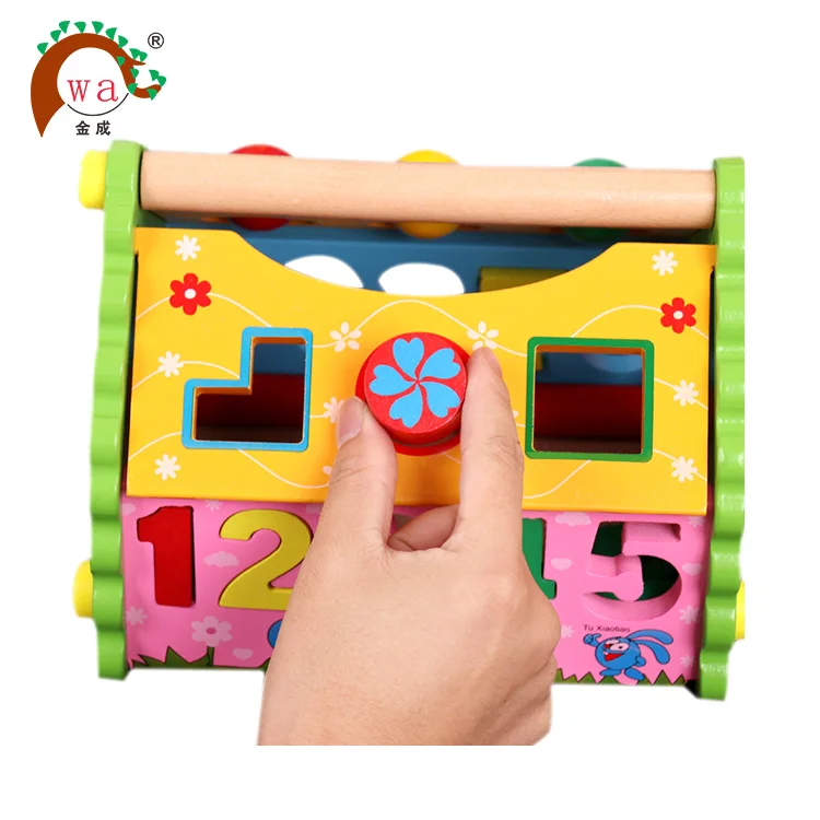 Child Educational Wooden Assembling Set Baby DIY Dollhouse Toy