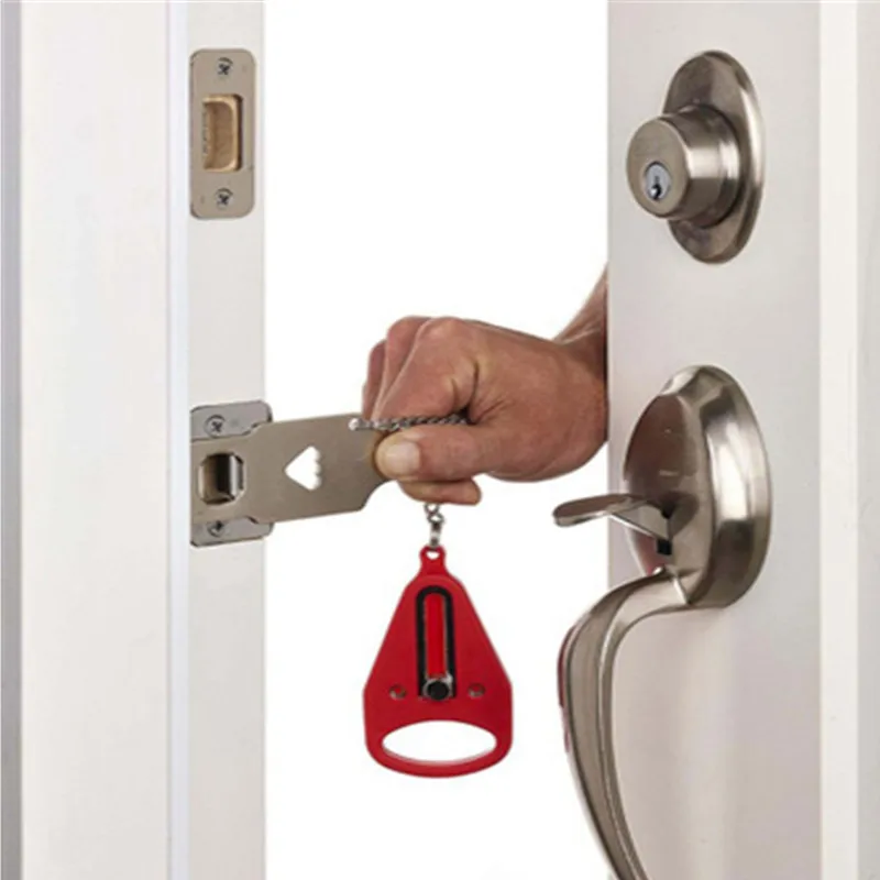 Portable Security Door device Accessories Compatible Forbidden Lock AirBNB enhanced Hotel Home anti-theft