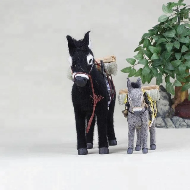 Реалистичная модель животного из фермы мини-размер имитация осла