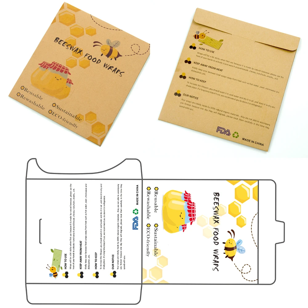 2019 Hot Sale Food safe Certified 100% Cotton Fabric Beeswax In Kitchen