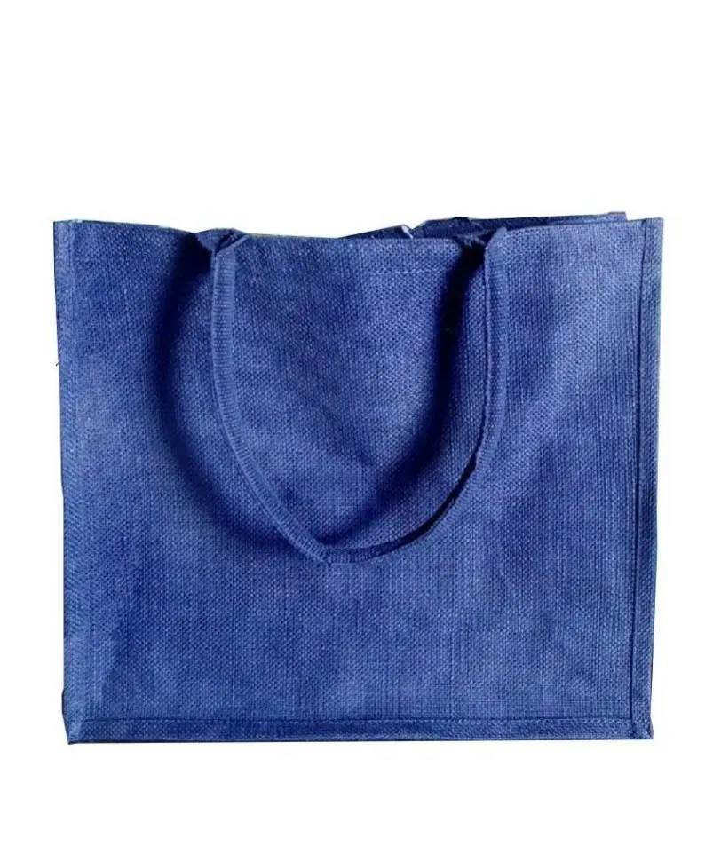 
Jute Tote Shopping Bags Laminated Interior jute bag 