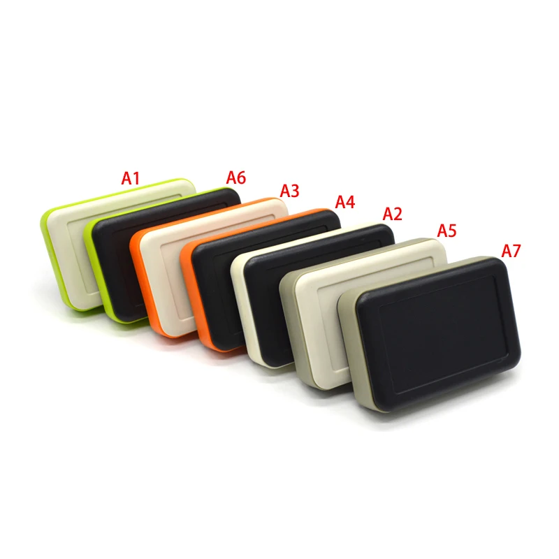 splitted plastic handheld enclosure abs instrumentation box case pcb cable