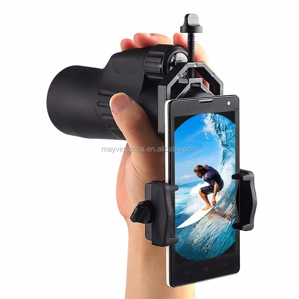 Factory Adjustable Rotates Vertical and Horizontal Bracket Universal Smartphone Tripod Adapter Phone Mount with U.S. Patent