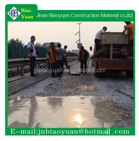 installation of heavy machinery grouting materials