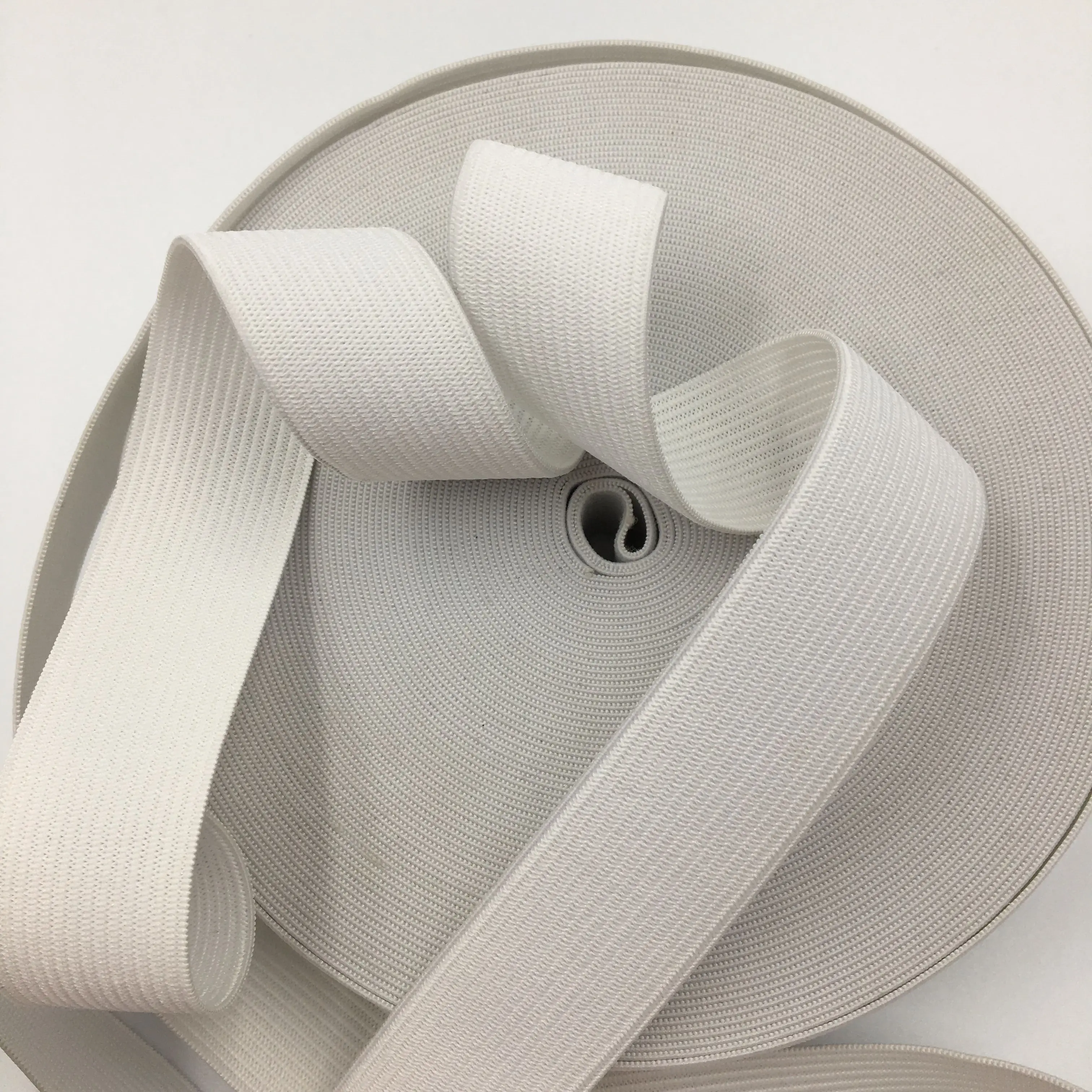 3/4 Inch Wide Sewing Elastic Bands Elastic Spools 21.5 Yards (White)