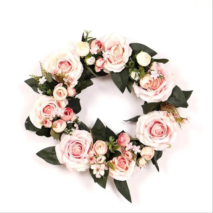 Свадебная одежда, искусственные цветы камелии, венки, дверные подвесные искусственные гирлянды для свадебного украшения, декор для домашней вечеринки