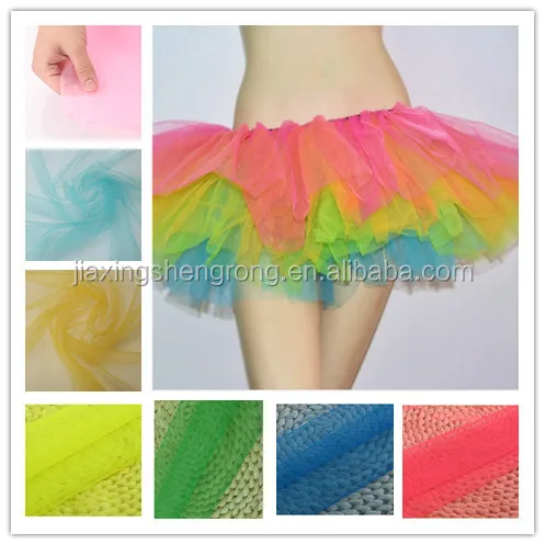 100% nylon tulle fabric/tulle fabric for tutu/ childress dress tulle fabric
