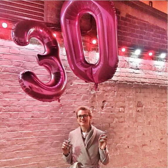 Number 30 Foil Balloons Helium Ballons 30th Year Old Birthday Party Wedding Decor Supplies Event Party Supplies