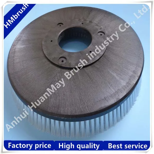 360mm Diameter Nylon Round Disc Floor scrubbing Brush For Scrubber