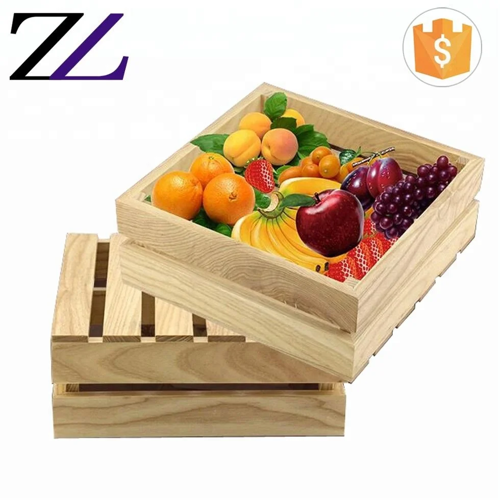 Crate Rustic Finish Wedding Decorative Wooden Tableware Food Stands Banquet Wood Cake Buffet Riser/luxury Buffet Display Stands