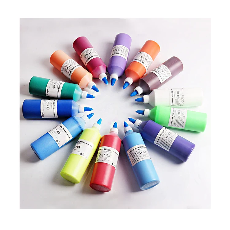 
Wholesale different colors bottled acrylic paint 500ml 