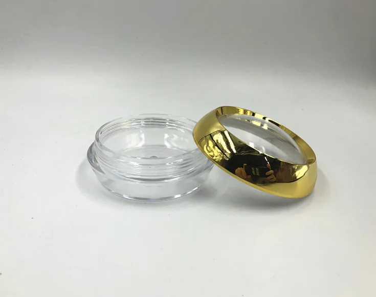 10g 20g 30g 50g round open window plastic gold pill case Medicine pill box