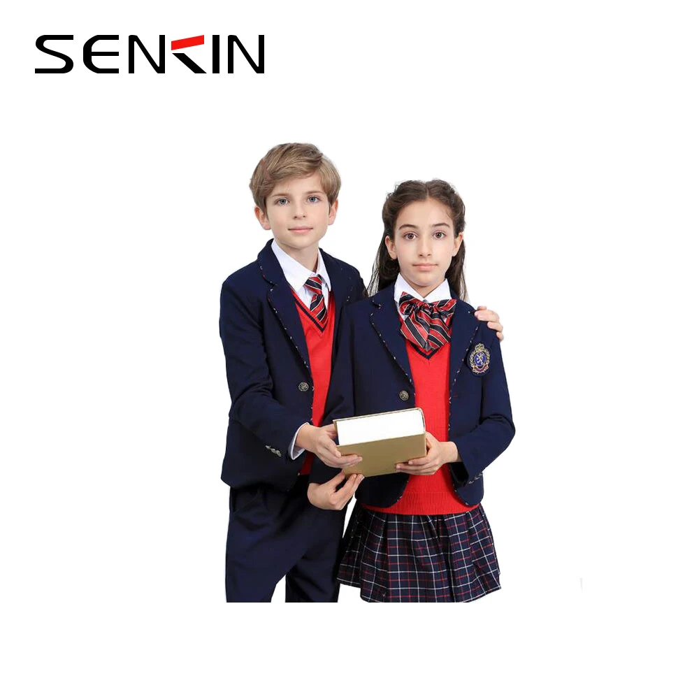 China Factory Price Grey School Uniform Blazer For Primary School Uniform Designs