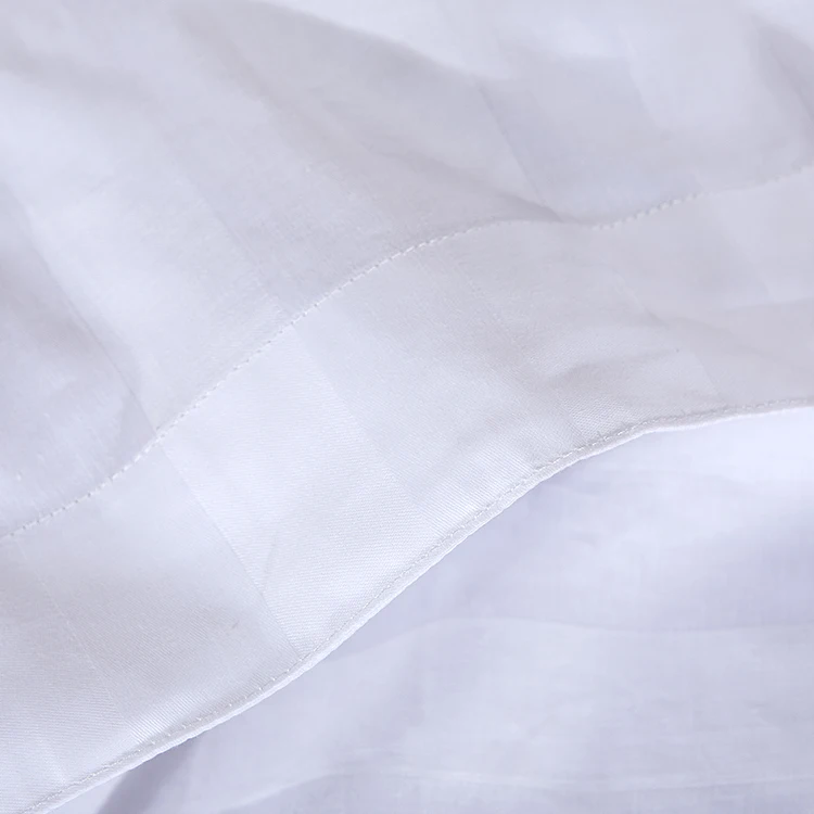 3cm Sateen Stripe Fabric Bed Sets Luxury Wholesale Hotel Bedding in Guangzhou