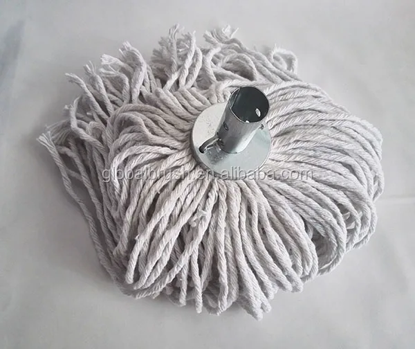 Item No.505 screw metal socket white cotton yarn mop