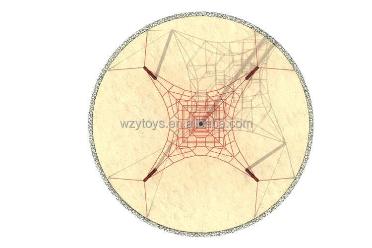 Net Tower Climber children exercise rope climbing structure