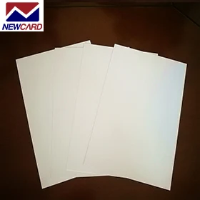 
0.3mm A3 PVC digital laser printing sheet white for Konica ,HP Indigo ,MGI , printers for card making 