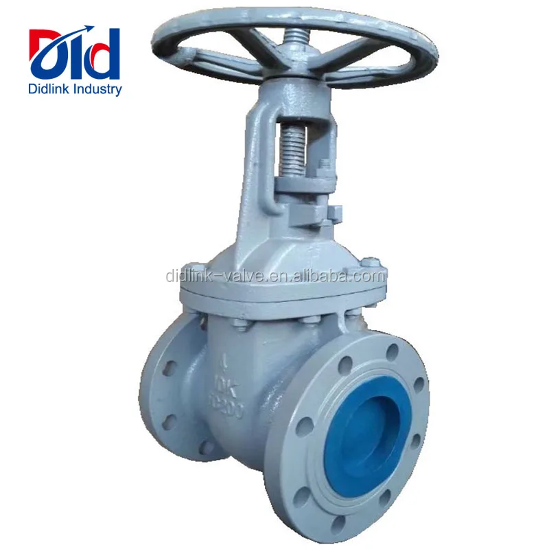 Cast Iron DN300 PN25 Long Non-Rising Stem Ball Body Direct Buried Underground With Flanged Through Water Oil Gas Gate Valve