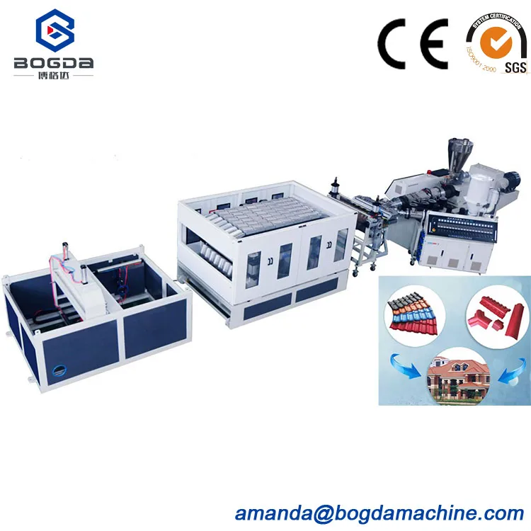 PVC plastic wave roof sheet extrusion making machine