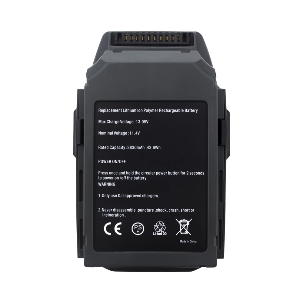 Mavic Pro Battery 11.4V 3830mAh LiPo Intelligent Flight Battery Replacement for DJI Mavic Pro Grey