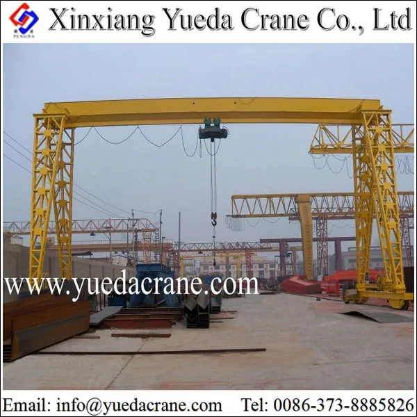 MH type single girder electric hoist truss type gantry crane