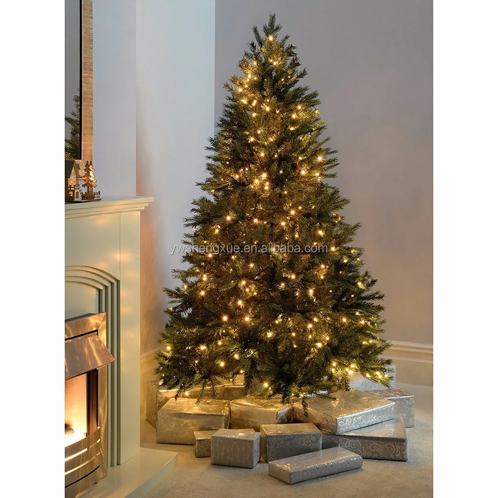 
 Предварительно подсвеченная Рождественская елка с теплым белым светодиодом и легкой сборкой навесной системы  