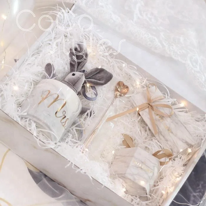Cocostyles despoke blank luxury welcome giftboxes for fashion bride