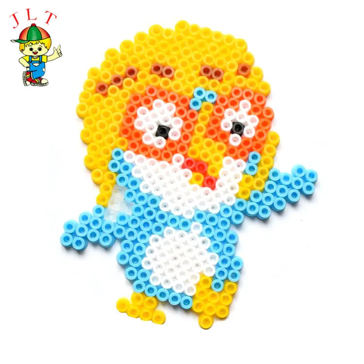 Factory Wholesale Fuse Iron Bead Perler Bead Little Animal Plastic Cat Perler Beads Puzzle Toy For Children