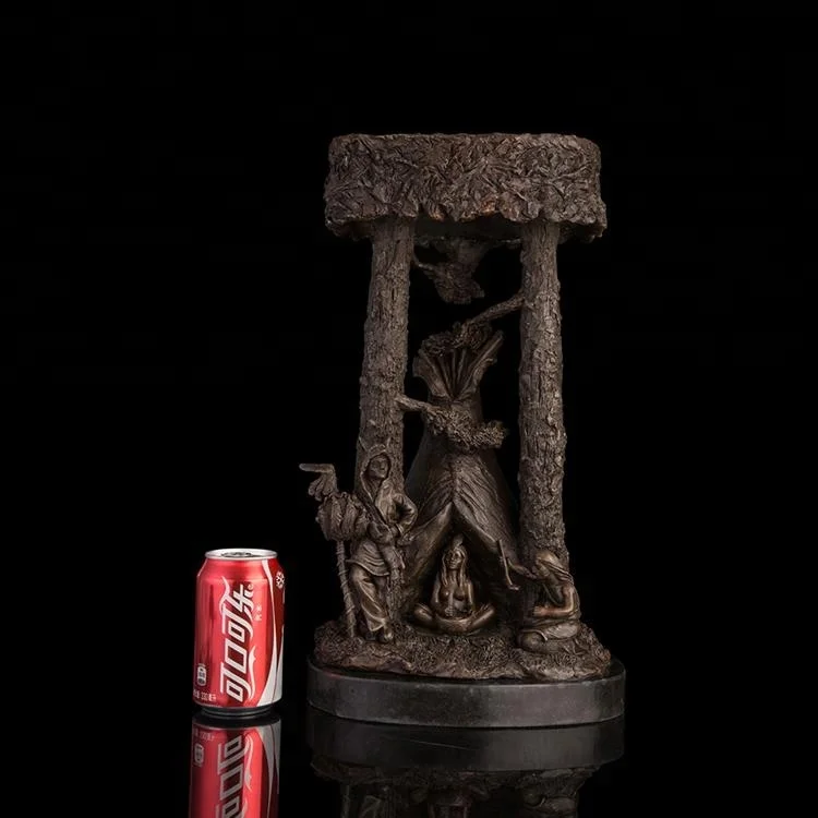 ArtsHom DS-691 аксессуары для домашнего декора знаменитая Статуэтка из классической бронзы примитивные фигурки в Африканском этническом стиле