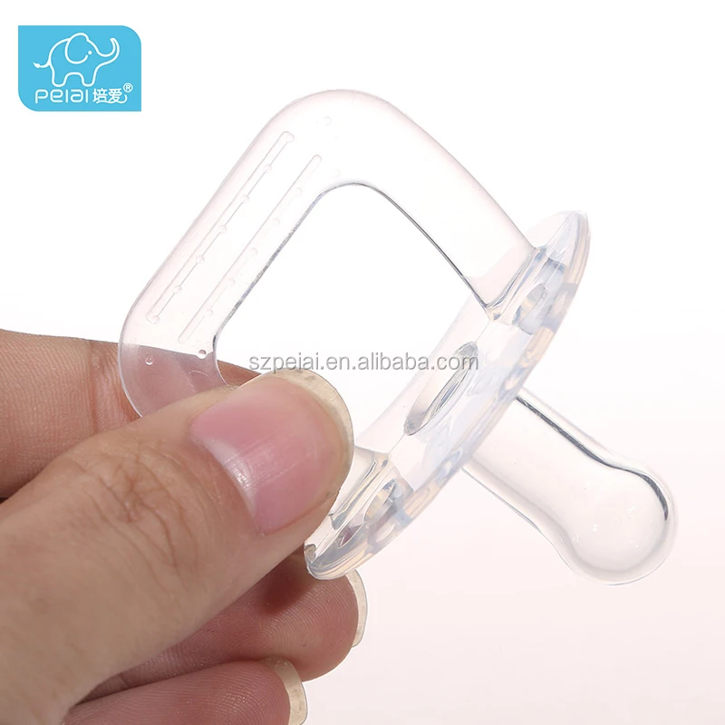 Wholesale high quality safety large size bpa free silicone baby nipple fruit pacifier