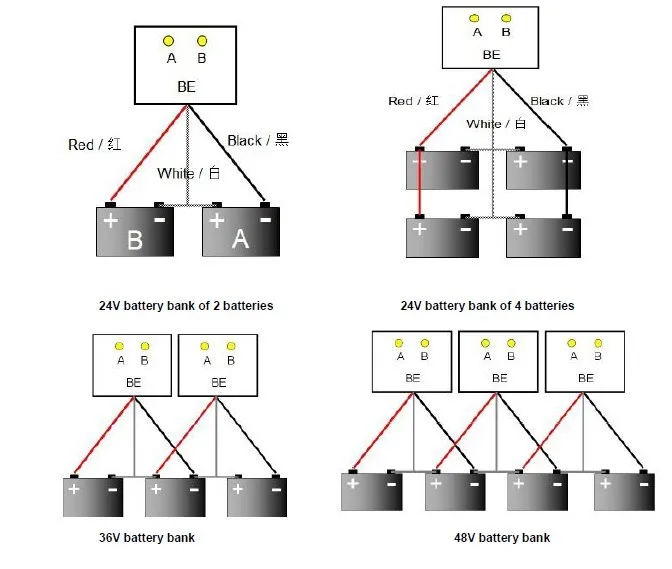 Battery Equalizer for 12V Lead Acid Battery In Series