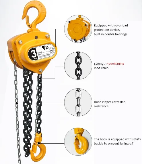 manual chain hoist 2t