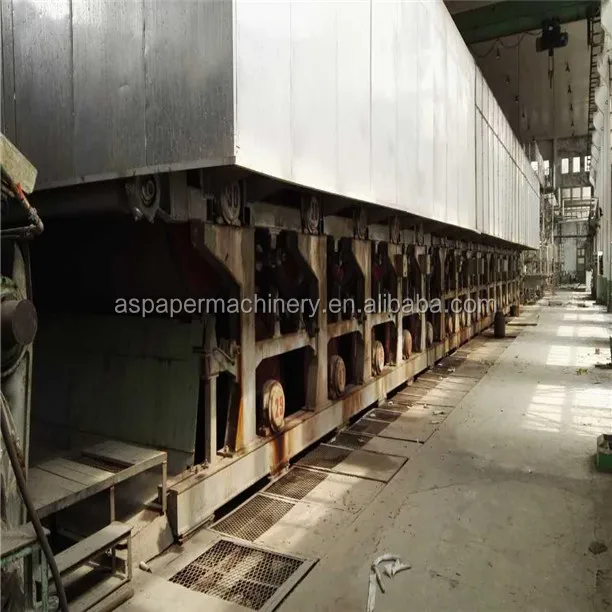 fluting and test liner paper / rolling paper production machinery from rice straw