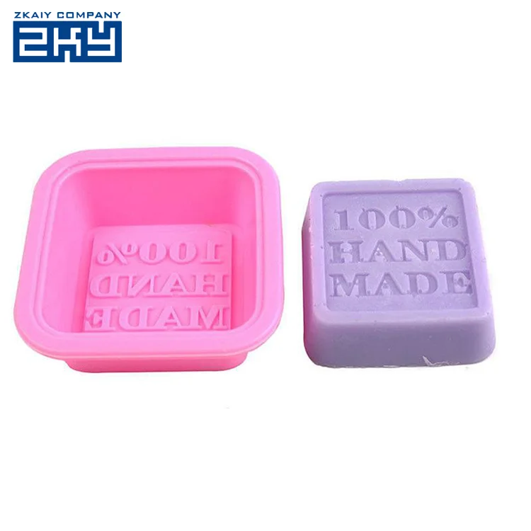 Food Grade Customized 3D 100% Hand Made Silicone Soap Mold