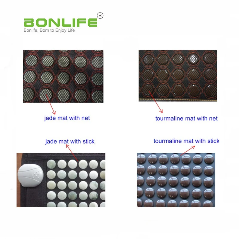 Far infrared electric thermal negative ion ceramic thermal jade stone mattress