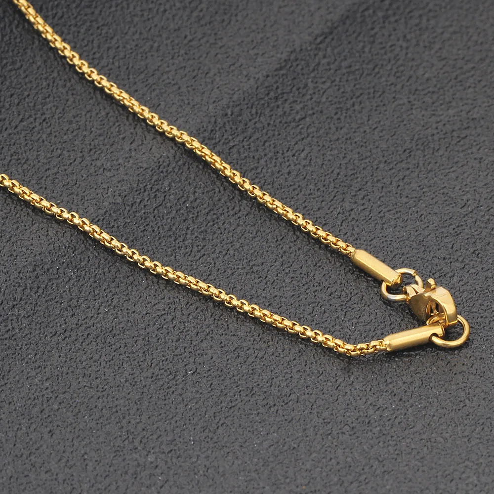 Factory Price 316L Stainless Steel Chains Jewelry New Gold Chain Design for men
