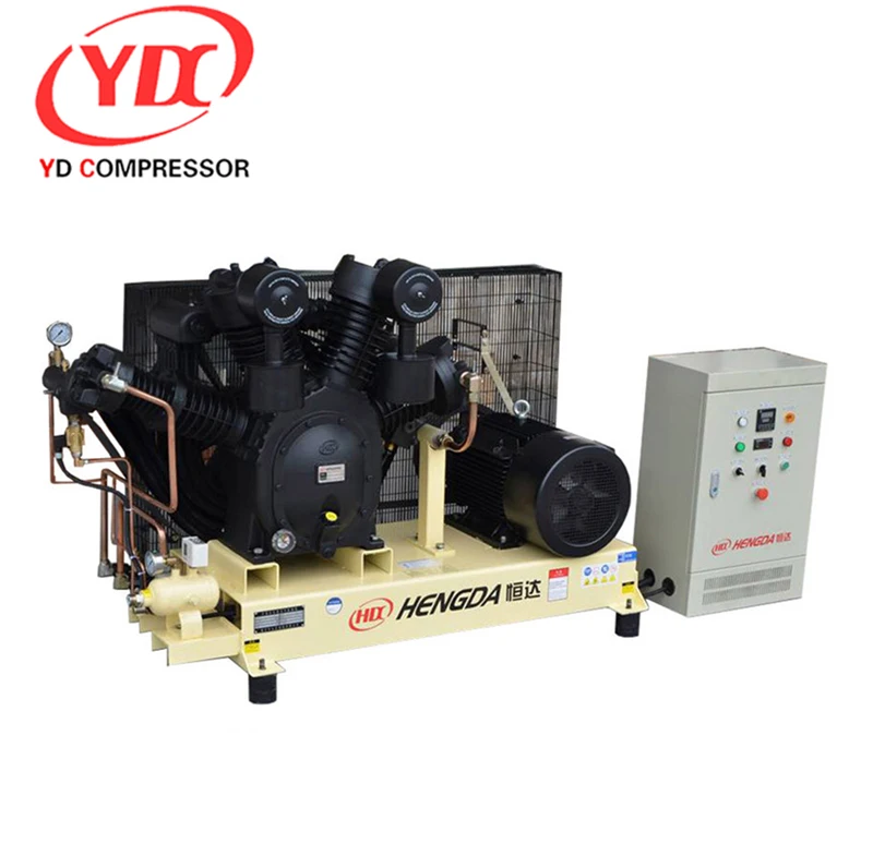 Газовый компрессор водорода с воздушным компрессором 70CFM 870PSI 40HP 2m3 60bar